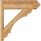 Ekena Millwork Olympic Rough Sawn Arts and Crafts Outlooker, Western Red Cedar, 8"W x 28"D x 28"H OUT08X28X28OLY03RWR - alternate 4